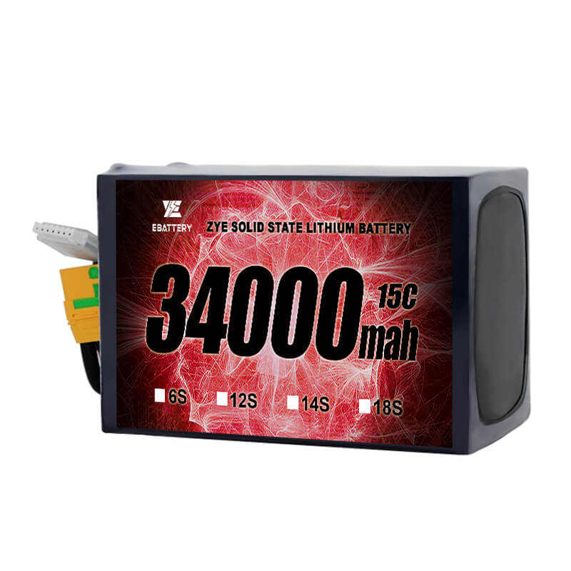 Li hv 34000mah 18s szilárdtest akkumulátor