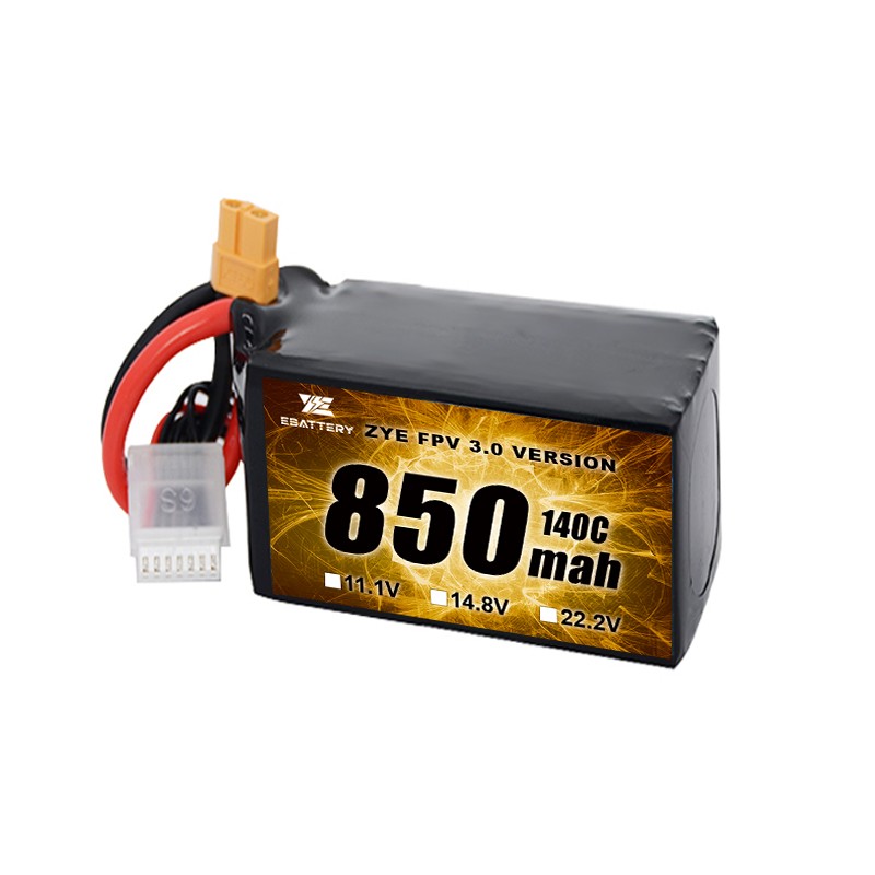 Kis méretű 850mah 1100mah 1300mah 1500mah FPV Lipo akkumulátor